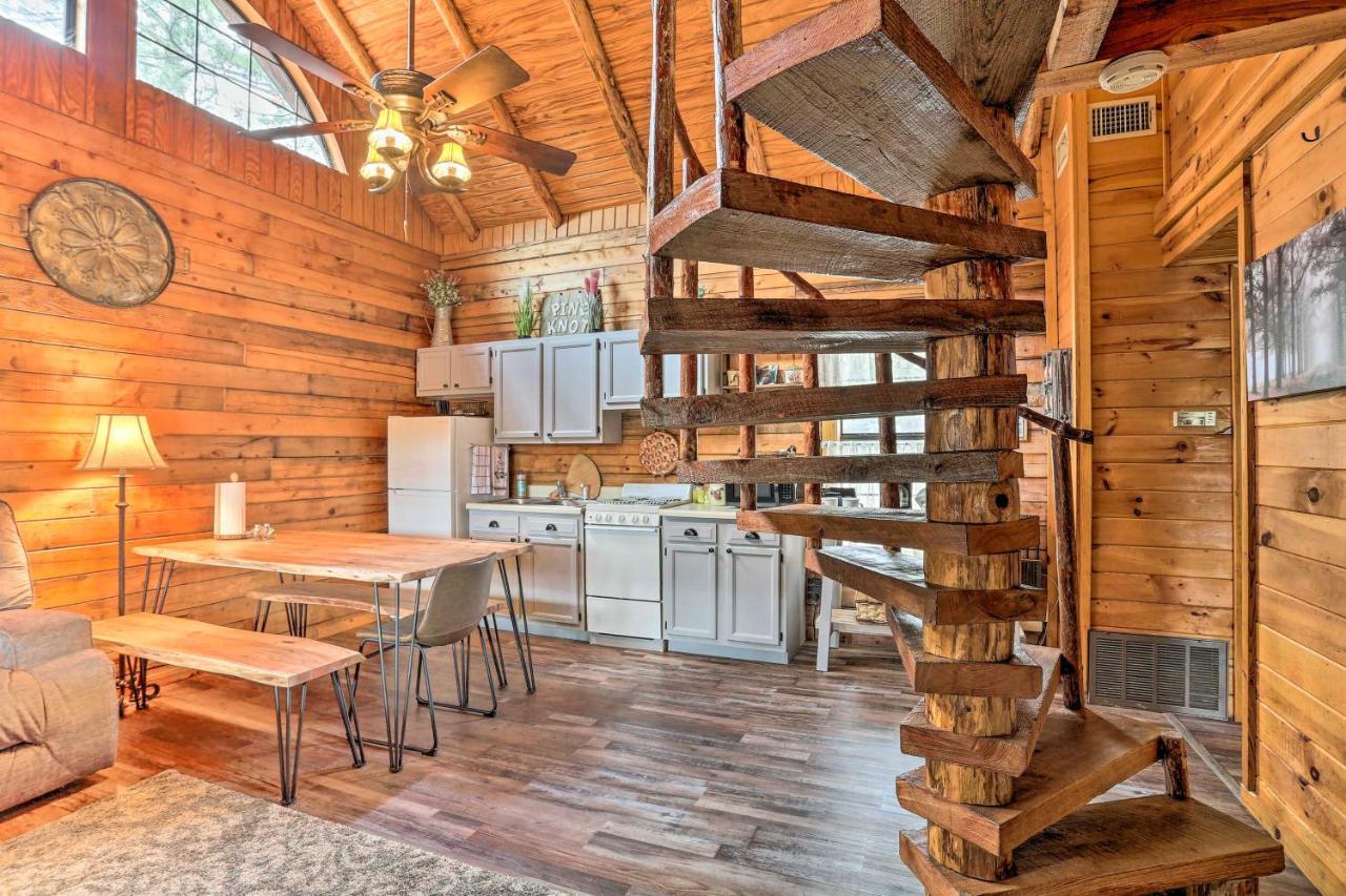 Broken Bow Log Cabin With Fire Pit, Pond, And Deck! 외부 사진