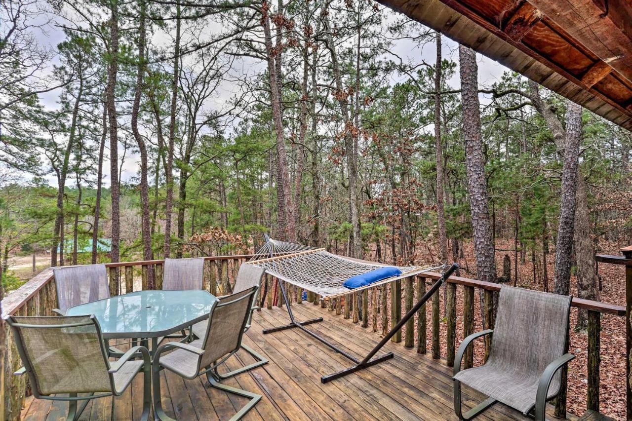 Broken Bow Log Cabin With Fire Pit, Pond, And Deck! 외부 사진